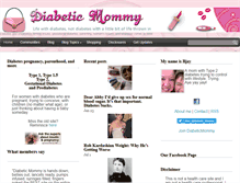 Tablet Screenshot of diabeticmommy.com